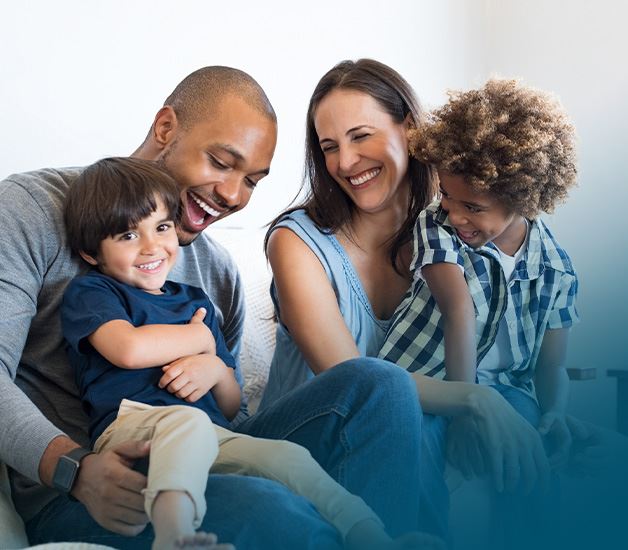 Family sitting together